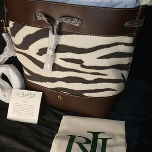 Debra Zebra Shoulder Bag